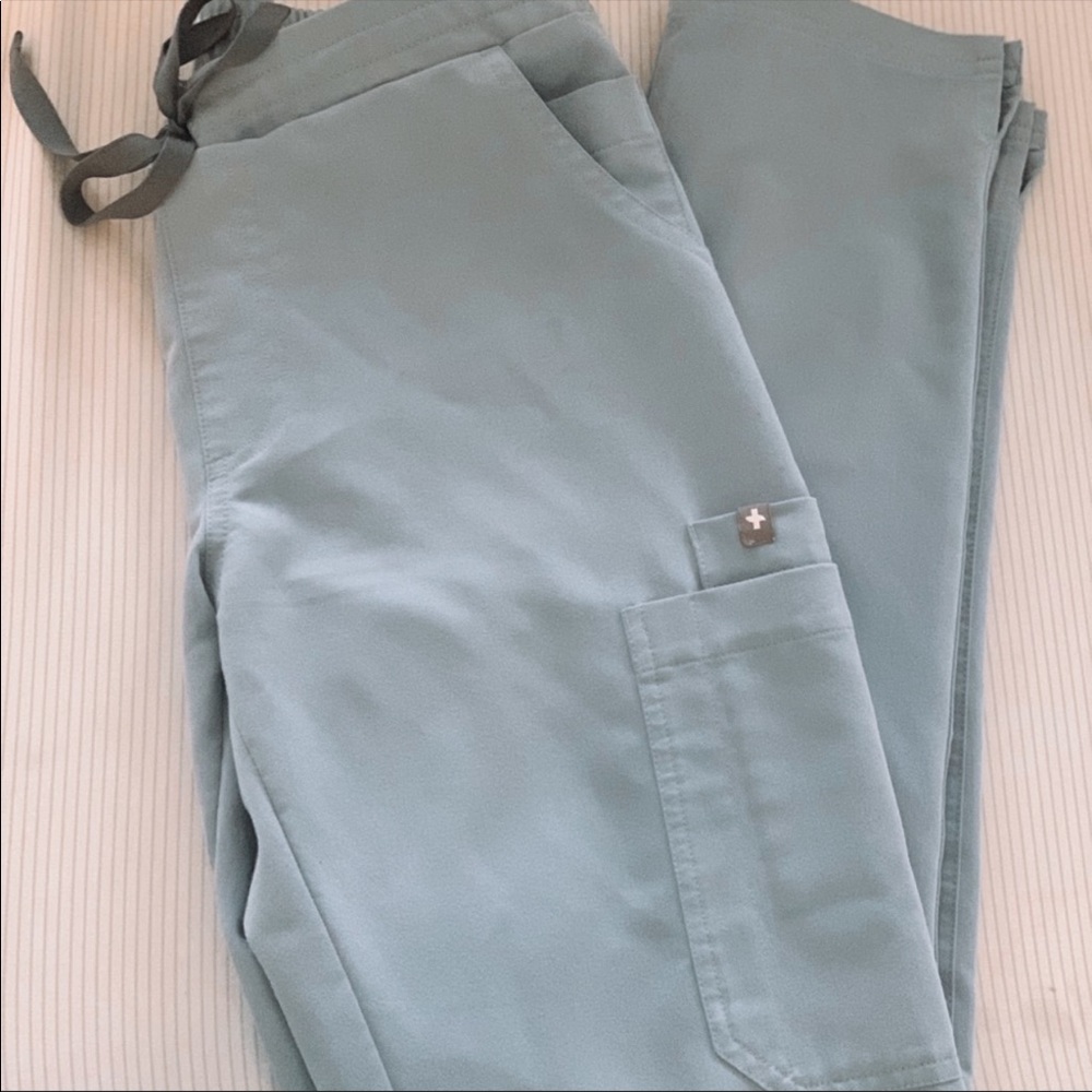 FIGS scrub PANTS Dusty Blue